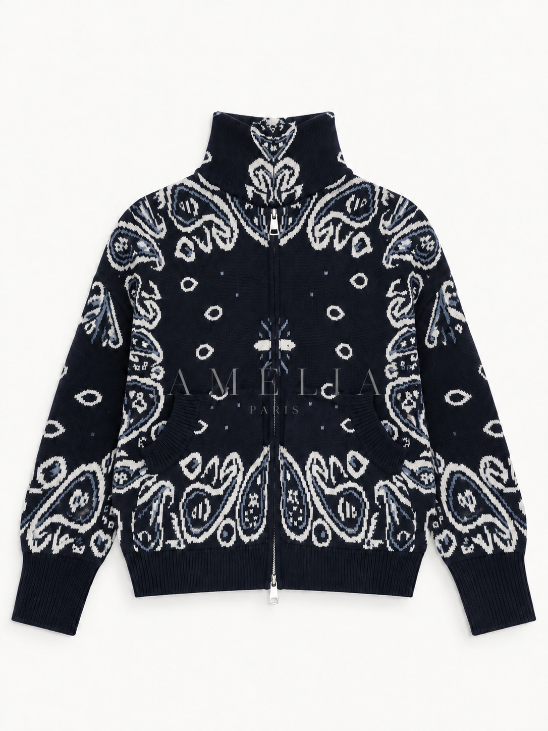 Gilet épais a imprimé bandana